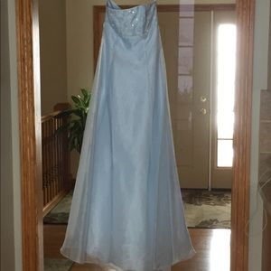 Light blue prom dress/ball gown
